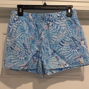Lilly Pulitzer Blue and White Women Shorts